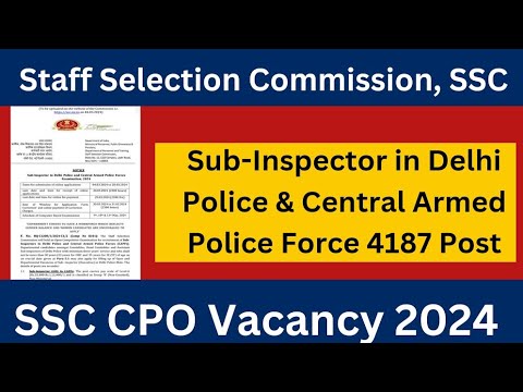 DELHI POLICE NEW VACANCY BSF CRPF CISF #bsf #cisf #crpf #delhi #ssc #newvacancy ..