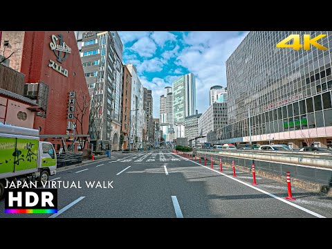 Osaka Umeda Morning Walk, Japan • 4K HDR