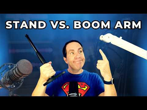 Microphone Stand vs  Microphone Boom Arm (Best For Home Setup!)