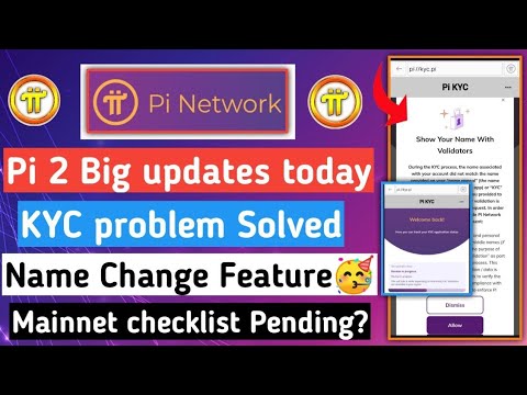 Pi Network New Update | Pi Kyc Problem Solution | P Kyc Pending Pi Kyc Tentative Approval Mismatch