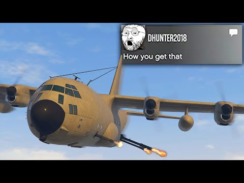 Trolling Tryhards Using The Unreleased AC-130 Plane (Agents Of Sabotage DLC)