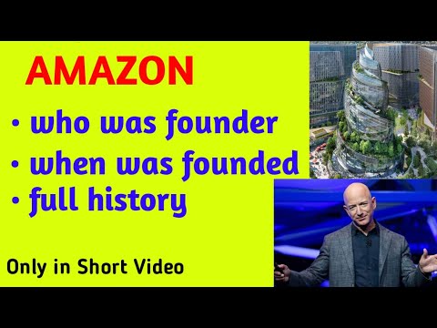 history of Amazon in #shorts। Amazon Jeff Bezos। @Amazon