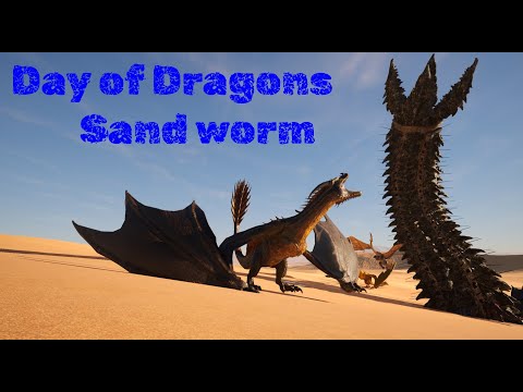 Day of Dragons Inferno Ravager and sand worm