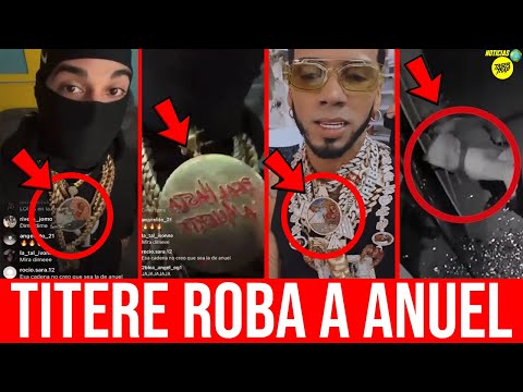 TITERE ROBA A ANUEL: BANDIDO TIRA Y FRONTEA A ANUEL CON PRENDAS ROBADAS