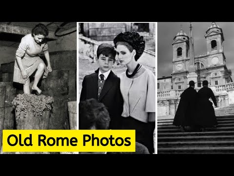 Discover Rome's Fascinating Past Through Rare Historical Photos | Unveiling Italy's Rich History