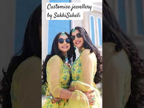 customise jewellery for sisters on haldi ceremony #shortfeed #shortvideo #viral #fashion #bridetobe