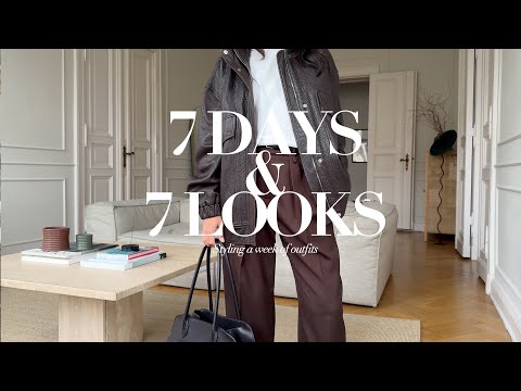 7 Days & 7 Looks | Fall Outfit Ideas | Minimal Wardrobe