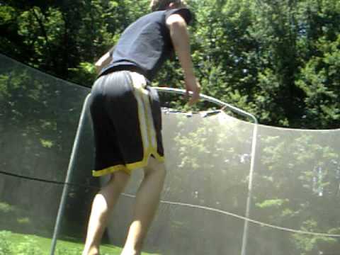 TRAMPOLINE TRICKS "BACKFLIPS''