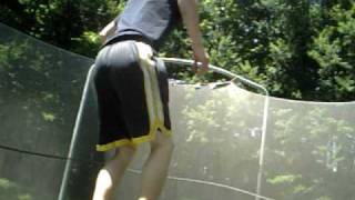 TRAMPOLINE TRICKS "BACKFLIPS''