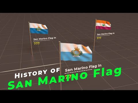 History of San Marino Flag | Timeline of San Marino | Flags of the world |