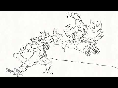 Goku vs Freeza animation