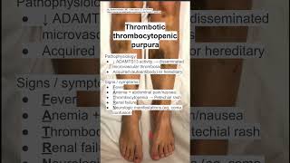 Thrombotic thrombocytopenic purpura (TTP)