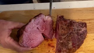 Smoked Sirloin Tip Roast on the Grilla Kong Kamado