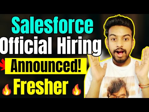 Salesforce Biggest Hiring Announced | OFF Campus Drive For 2025, 2024, 2023 Batch | Fresher