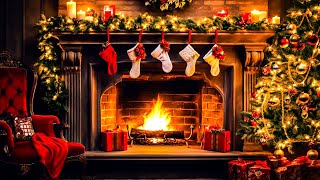 Top 100 Christmas Songs of All Time 🎄 12 Hour Christmas Music Playlist ~ Fireplace Background