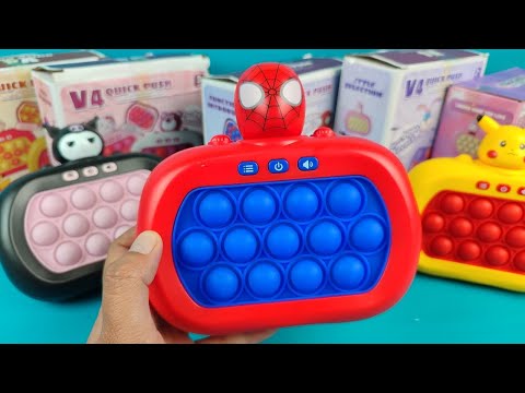 ♡ Satisfying JUMBO V4 Hello Kitty and Friends POP IT ELECTRONIC toys unboxing and review ASMR Videos