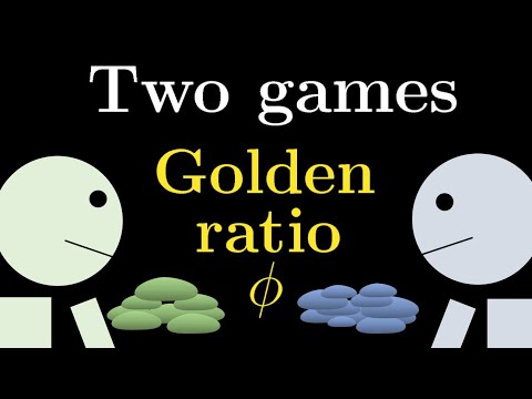 Two opposite games involving golden ratio (ft. Tom Rocks Maths)