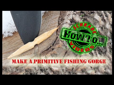 How to Make a Primitive Fishing Gorge