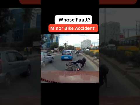 "Minor Bike Accident: Who's Responsible? 🏍️💥 Be proof-ready with Woodman Dashcam. Get yours now! 🎥"