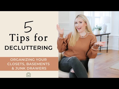 5 Tips for Decluttering and Organizing Your Messy Spaces | Declutter with Me