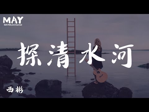 西彬  探清水河 ( 抖音热歌 抖音 tiktok) 【 两口子卖大烟 一辈子无有儿 生了个女儿婵娟呐 】 动态歌词lyrics