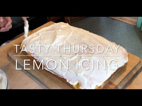 How to make homemade lemon icing - a Tasty Thursday video