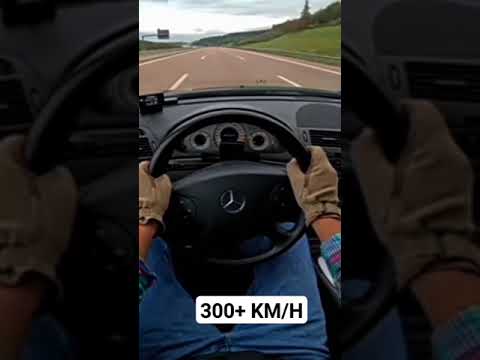 Mercedes E55 AMG 300+km/h       Credit:@TopSpeedGermany