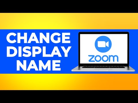 How to Change Display Name in Zoom App in Laptop (Step by Step)