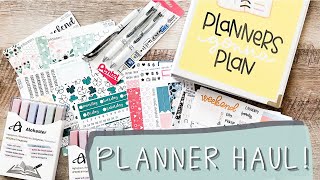 PLANNER HAUL!!