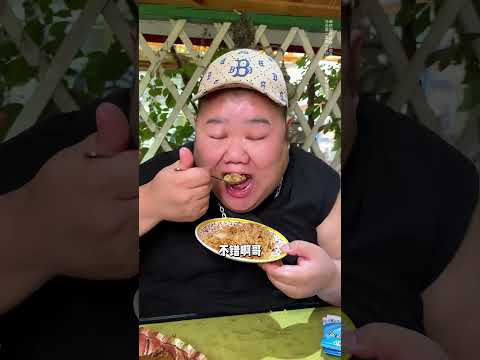 挑戰吃新疆1299元一份的手抓飯！一口肉一口飯吃著真過癮#櫻木花胖#探店#美食