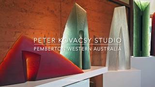 Glass Artist Peter Kovacsy -  Pemberton Western Australia - Glass Art Gallery & Studio