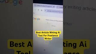 Best Article Writing Ai Tool For Freelance Writers #articlewriting #onlinejobtamil #makemoneyonline