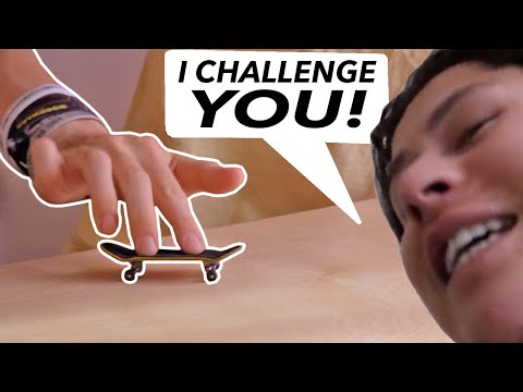 100 FINGERBOARD TRICKS FLAT!