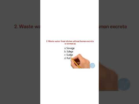 Sewage VS Sullage VS Sludge #shorts #health_mcqs #health_exams