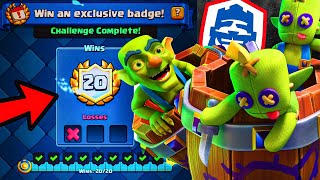 I COMPLETED THE 20 WIN CHALLENGE WITH LOG BAIT!!!!!!