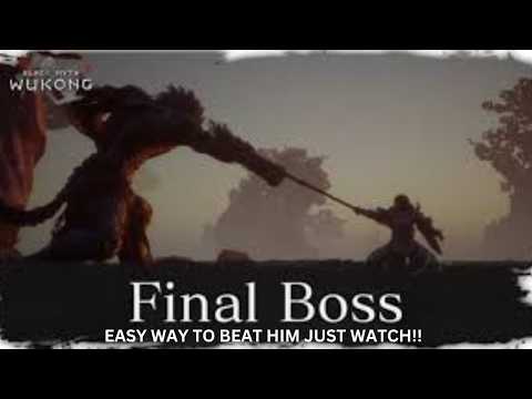 black myth wukong END BOSS  full fight and cutscene