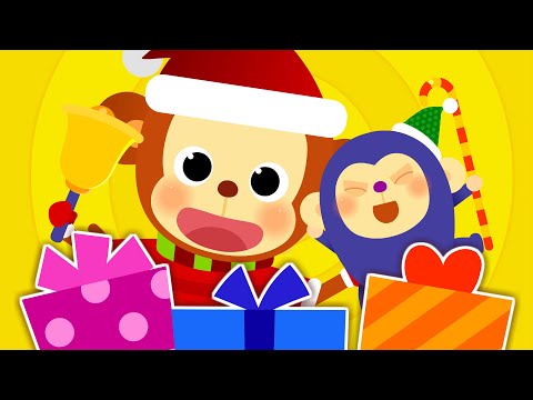 [동요 노래방] 바나노와 함께 징글벨을 불러요🎅🎄 l 징글벨 | 크리스마스 동요 | 인기 동요 | 베스트 동요 노래방 ★ 지니키즈