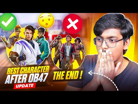 OB47 CHARACTER ADJUSTMENTS🤯l FREE FIRE NEW UPDATE l FREE FIRE OB47 UPDATE CHANGES | FF OB47 UPDATE