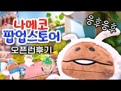 성수동 나메코 팝업스토어 주말 오픈런 후기 (응후응후)