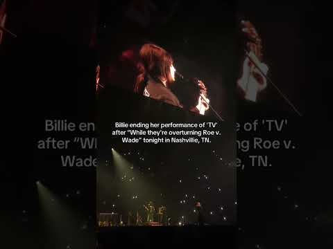 Billie Eilish ending performance for "TV" in Nashville #tenessee #music #pop #billieeilish