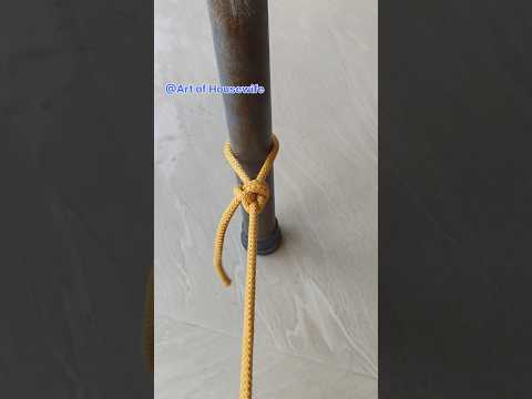 Adjustable Strong knot..