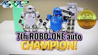 Autonomous Biped Fighting Tournament "ROBO-ONE auto" Champion! [Robovie-Z] [Vstone]