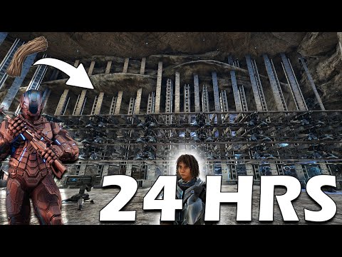 I Spent 24 Hours On A Fibercraft! This Happens... | Ark PvP