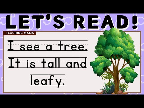 LET'S READ! | PRACTICE READING ENGLISH | SIMPLE SENTENCES FOR KIDS | LEARN TO READ | TEACHING MAMA