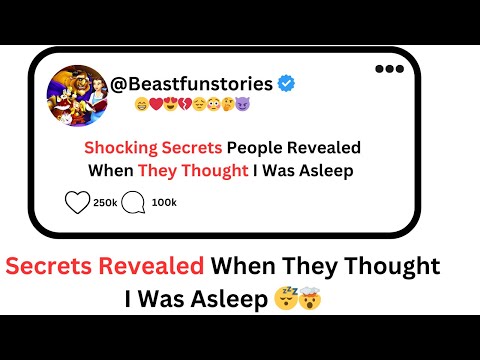 Shocking Secrets People Revealed When They Thought I Was Asleep 😱🤫