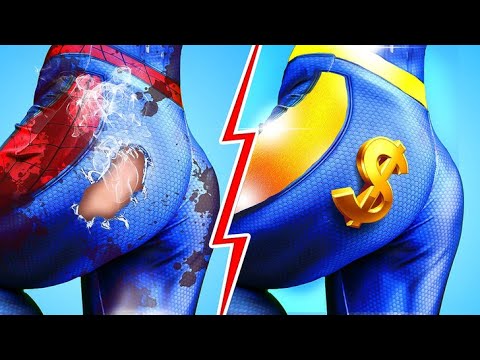 Crazy SUPERHERO HACKS and TRICKS with SUPERPOWERS! Poor vs Rich Superhero! Relatable Struggles!