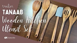 TRAILER | BEST WOODEN SPOON KITCHEN UTENSILS SET | UNBOXING