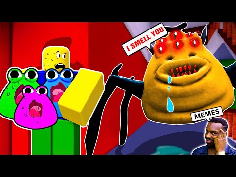 Roblox BOU'S REVENGE 2 Exposed The FUNNIEST Moments (5 MONSTERS) - Pou’s Revenge All Episodes