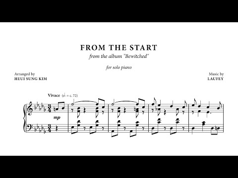 Laufey "From the Start" but it's piano waltz