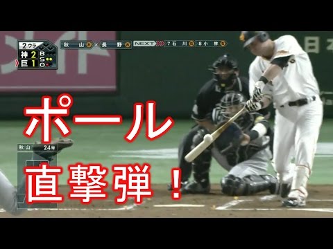 マギー ポール直撃弾！巨人VS阪神 2017.05.09